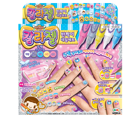 엔젤이 칼라젤 반짝이 네일세트